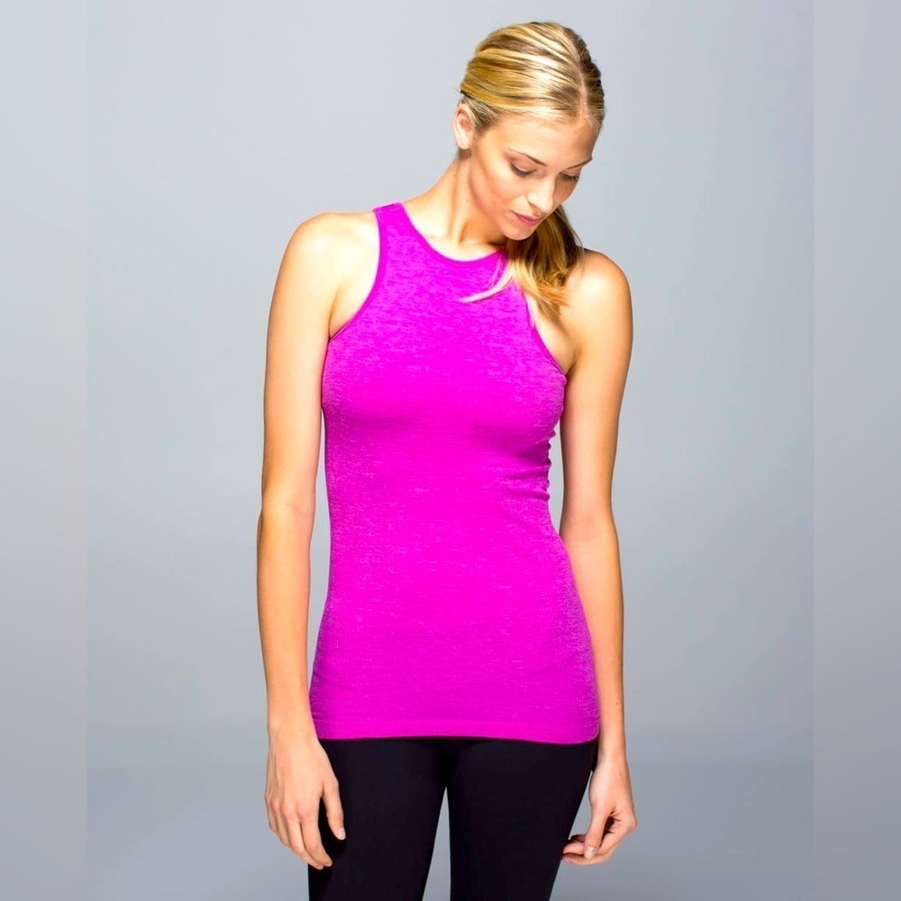 Lululemon Seamlessly Covered Workout Built in Bra Tank